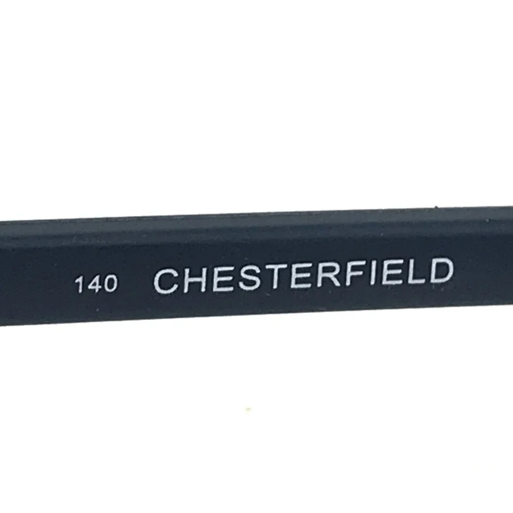 Chesterfield Eyeglasses Frames CH862 0003 Matte Black Blue Wire Rim 53-17-140